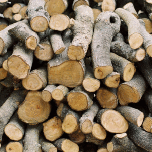 Kuiv küttepuu haab, lahtine